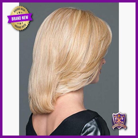 Synthetic Hair Topper with Wispy Bangs, Monofilament Crown, 12\